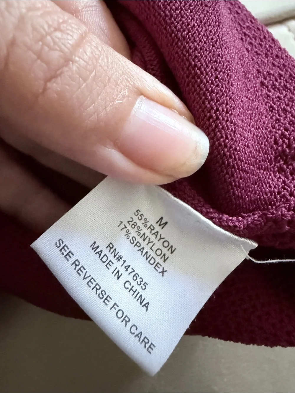 Romeo & Juliet Couture Plum Pencil Skirt - Picture 7 of 7